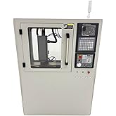 EQCOTWEA CNC Milling Drilling Machine 400x140mm Workbench, 220V | ER20 Spindle 12000RPM, 13mm Max Drill/Mill, Programmable Benchtop Mill, Closed-Loop Stepper Motor, Full-Sealed Cover