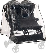 hauck Universal Duo & Twin Pushchair Rain Cover Transparent