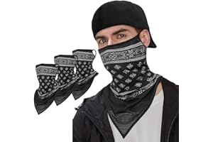 KINGREE Balaclava Ski Mask, Motorcycle Helmets Liner Neck Gaiter, Quick-Dry Half Masks