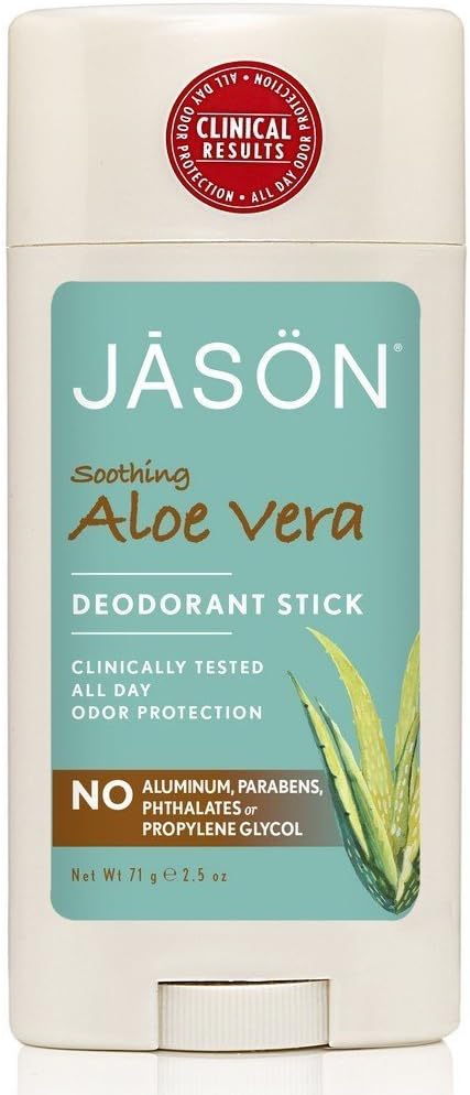 Jason Aloe Vera Deodorant Stick 75g 6 Pack Bodycare Natural Formula