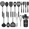 Silicone Cooking Utensil Set, Umite Chef 15pcs Silicone Cooking Kitchen Utensils Set, Non-stic - Best Kitchen Cookware with S
