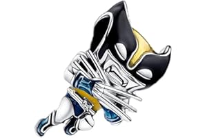 ZURWTCH Movable Teddy Bear Dangle Charm Fit Women Bracelet Necklaces Fashion Gifts 925 Sterling Silver DIY Jewelry