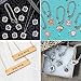 Inspired Silver - Autism Awareness Jigsaw Braided Bracelet for Women - Silver Square Charm Bracelet with Cubic Zirconia Jewelry