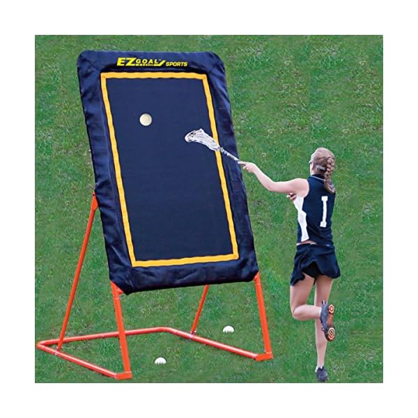 EZ Goal Professional Folding Lacrosse Throwback Rebounder, 8 Feet