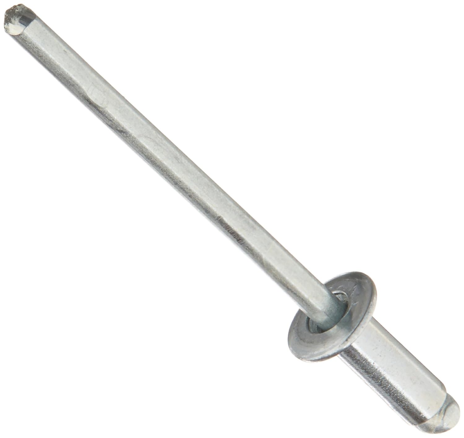 Zinc Plated Steel Open End Blind Rivet with Steel Break Pull Mandrel