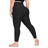 Plus Size Leggings for Women- XL-4XL High Waist Tummy Control Stretchy Workout Plus Yoga Pants