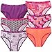 Calvin Klein Girls Graphic 6PK Bikini Panty (Small)