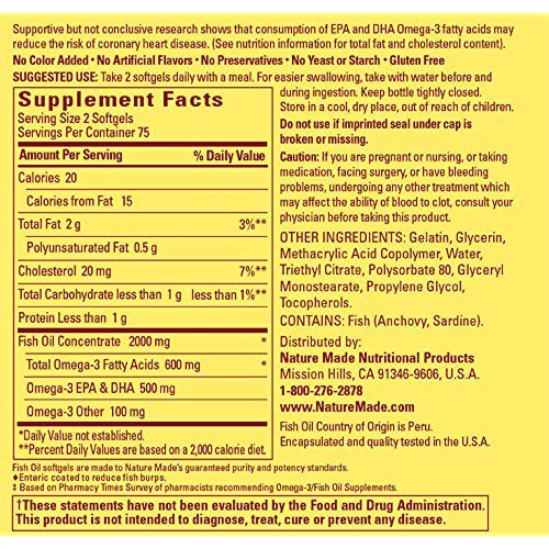 Nature Made Burp-Less Fish Oil Softgels - Image 3