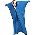 Hugsmiling Sensory Sock Body Sock Kids, Medium, 6~9 Years, Good for Height: 49~59 inch, Perfect for Children with Sensory Processing Disorder, Updated Version (Classic Blue)