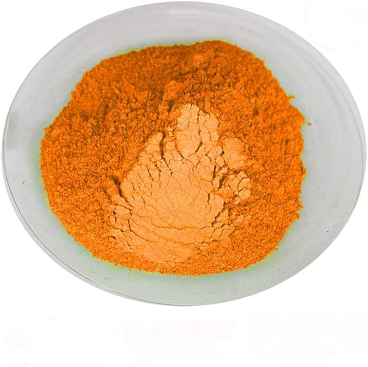 Cosmetic Mica Powder Pigment Soap Nail Art Additive Soy Wax Candle Resin (50g, Tangerine Orange)