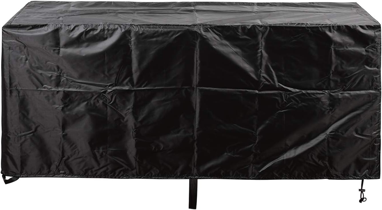 Deck Box Covers Waterproof Durable to Protect Large Deck Boxes 62" L x 30" D x 28" H Black: Garden & Outdoor