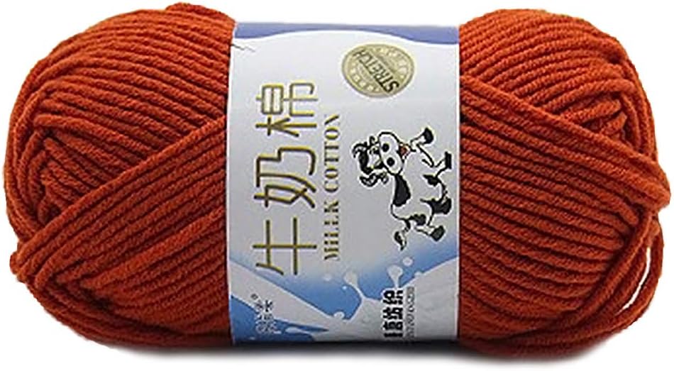 CUIGU Soft Milk Cotton Yarn DIY Baby Knitting Wool Shawl Scarf Crochet Thread Supplies