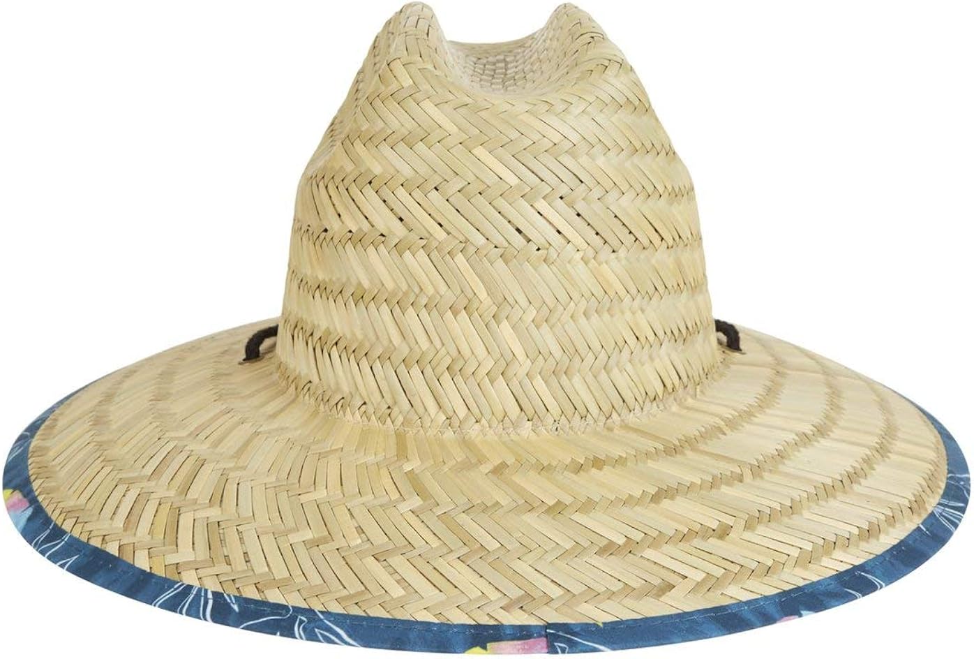 Billabong Men's Tides Print Straw Lifeguard Hat Blue One Size Size: Clothing