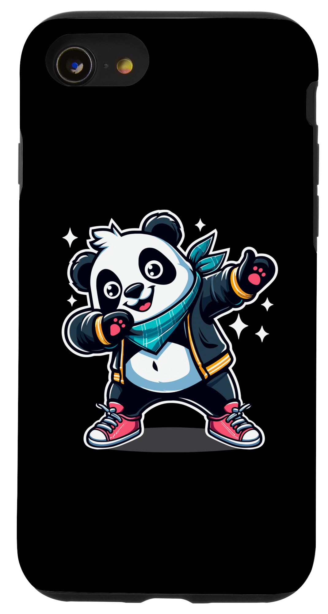 Funny Dabbing Panda Dab Dance Cool Panda Lover Case for iPhone SE (2020) / 7/8