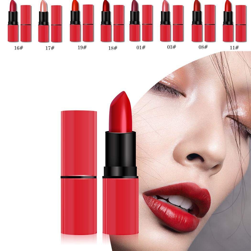 UpBeauty Long-lasting Moisturize Matte Lipstick Waterproof Red Tube Lip Gloss Cosmetics Paint Sprayers