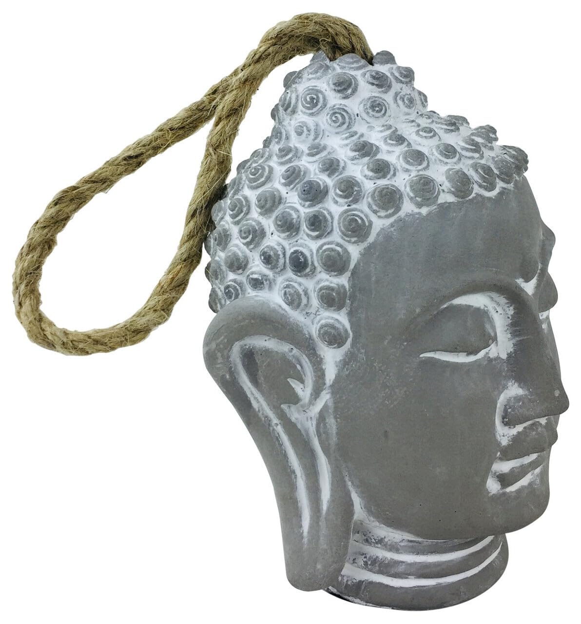 Carousel Home and Gifts Buddha Ornament Door Stop With Jute Handle ~ Novelty Door Stopper