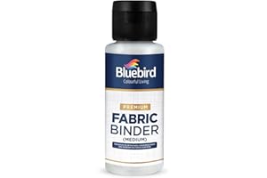 BLUEBIRD Fabric Medium - Textile Medium for Fabric Painting, Prevents Flaking, Ideal for Clothes, Accessories, and More (3.4 Fl Oz / 100 ML)