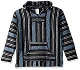 Baja Joe Striped Woven Eco-Friendly Jacket Coat Hoodie