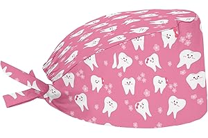 Upetstory Turban Hat for Women Men Comfortable Adjustable Cleaning Working Cap with Sweatband