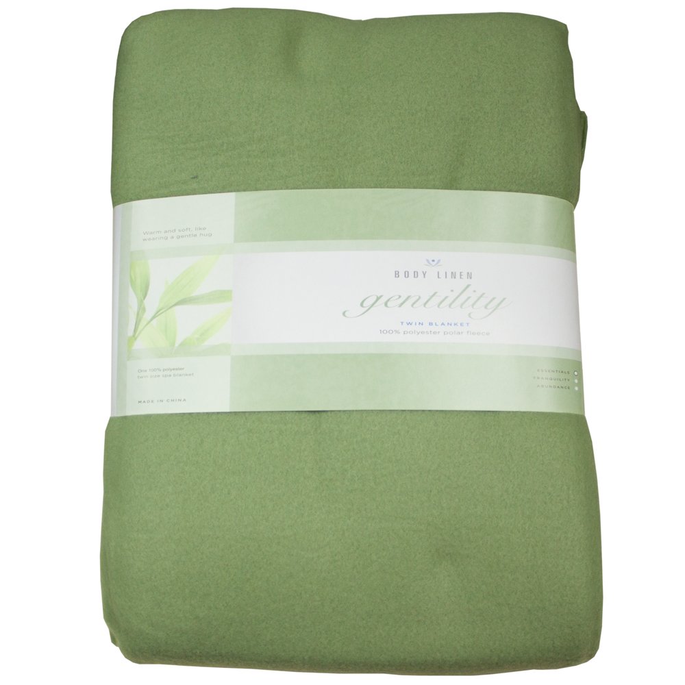 Body Linen Gentility Polar Fleece Massage Table Blanket, Forest Green: Industrial & Scientific