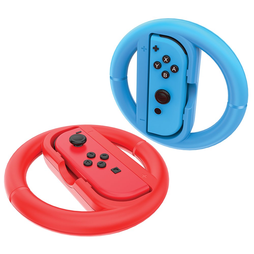 משחקי וידאו Maxboost JoyCon Wheel for Nintendo Switch (2 Pack