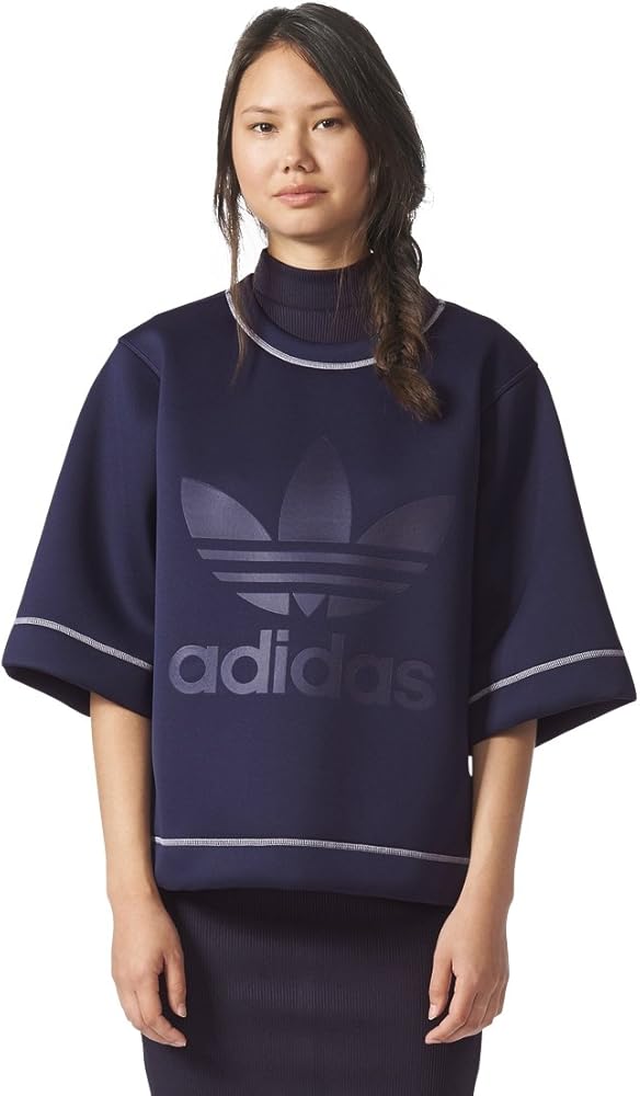 adidas originals spirit poly crew sweatshirt