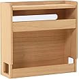KIRIGEN Wireless Router Storage Box Multi Layer Router Organizer Shelf Box Wood Power Cable Management and Organizing Rack Box for Office and Home Natural (LYQ-NA)