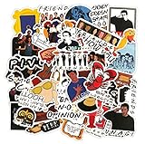 Time Roaming Friends Themed Vinyl Stickers for Hydro Flasks Water Bottles Laptop Notebook Computers Guitar Bike Helmet Car