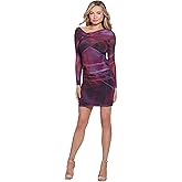 GUESS Womens Long Sleeve Shelly Dress
