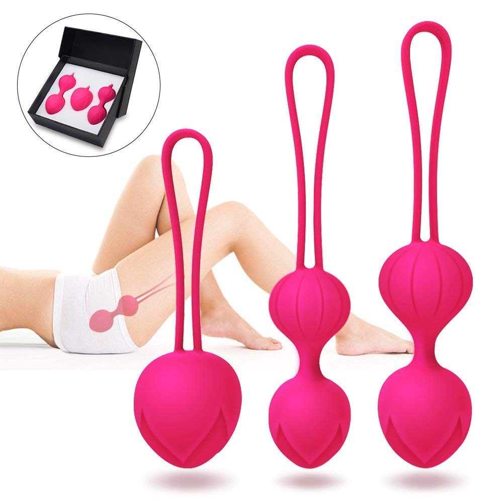 Premium Liebeskugeln 3er Set, Perfekt für Frauen zum Beckenbodentraining,Sexspielzeug Als Beckenbodentrainer -