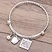 Melix Home Thanks For Making A Difference In My Life Stainless Steel Bracelet (White)