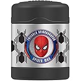 THERMOS FUNTAINER 10 Ounce Stainless Steel Vacuum Insulated Kids Food Jar, Spiderman