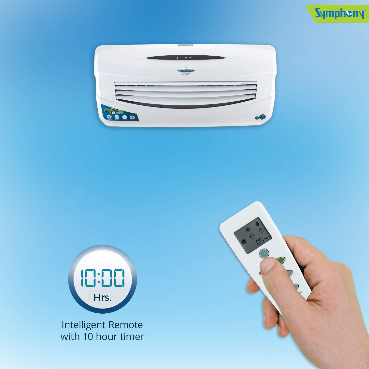 symphony cloud wall mounted air cooler review
