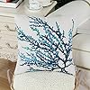 CaliTime-Canvas-Throw-Pillow-Cover-Shell-for-Couch-Sofa-Home-Decoration-Aquarelle-Painting-Print-18-X-18-Inches-Sea-Coral-Tree-Blue-Teal CaliTime Canvas Throw Pillow Cover Shell for Couch Sofa Home Decoration Aquarelle Painting Print 18 X 18 Inches Sea…