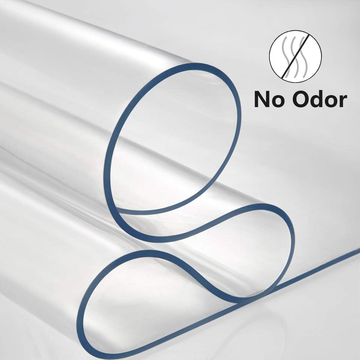 Nontoxic Office Chair Mat for Hard Floor 36" x 48" BPA Free Transparent Hardwood Floor Protector Easy Glide for Chairs Flat Without Curling Sturdy Durable Good for Computer Desk Office & Home: Kitchen & Dining