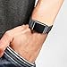 Maledan Metal Bands Compatible with Fitbit Ionic, Stainless Steel Milanese Loop Replacement Accessories Bracelet Strap with Magnet Closure for Fitbit Ionic Smart Watch, Black, Small