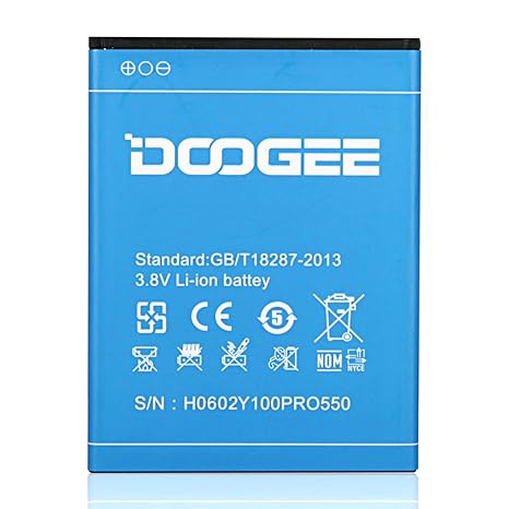 Doogee 2200mAh Li- Ionen-Akku für Doogee VALENCIA2 Y100 Pro 3.8V