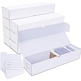 Trading Card Storage Boxes • 1000 Pieces Corrugated Cardboard Storage Box with Dividers and Labels for TCG/Magic/MTG Storage 