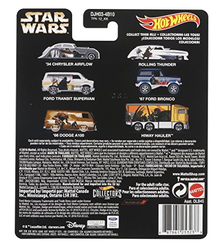 Hot Wheels Star Wars Ralph McQuarrie Ford Transit Supervan