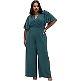 City Chic Women's Plus Size Jumpsuit - Braelynn V Neck