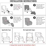 Highdi Mandala 2-Piece Armchair Cover with T-Shaped Cushion Cover view 6