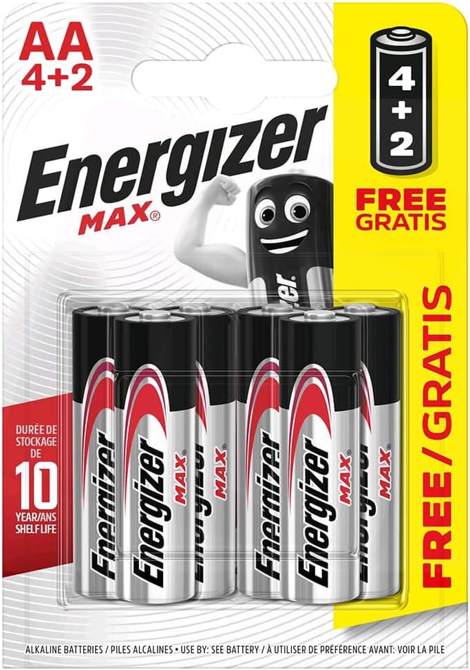 ENR Max Alk AA BP6 4+2 BR, Various, Estándar