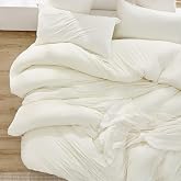 Look At This Thicky Coma Inducer Queen Oversized Comforter Set, Extra Thick | Creamy Elephant Ivory. Experience Coma Worthy Sleep with Extra Large Plush Bedding