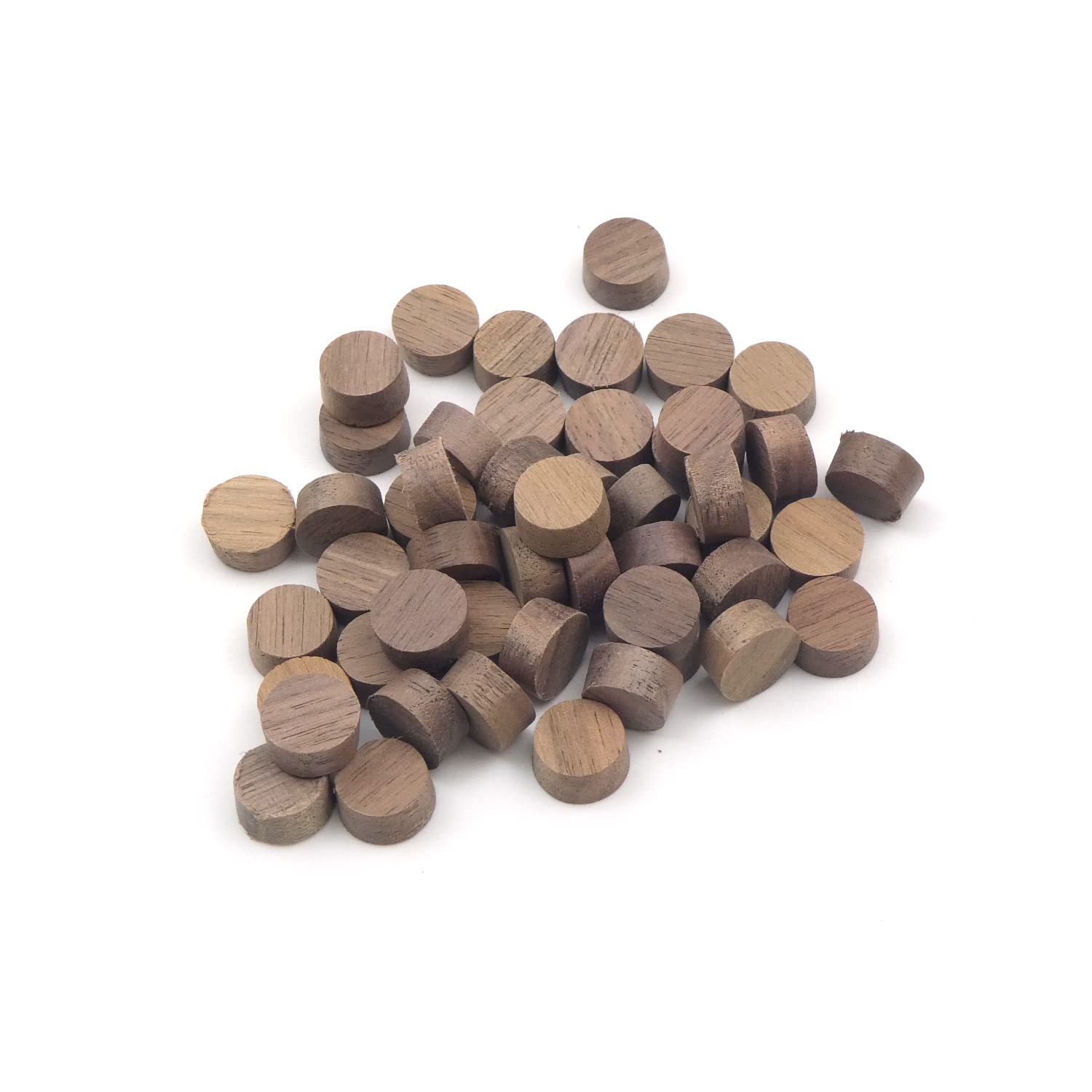 1/2" - 12.7mm Walnut Flat Head Cross Grain Plug - Pack of 50