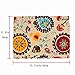 KEPSWET Placemats Set of 4 Colorful Reversible Placemats for Dining Table Cotton Washable Table Mats Boho 12x18 Inch