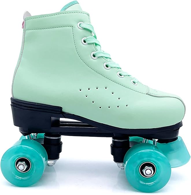 Women's Roller Skates Mint Green Roller Skates Hightop Roller Skates