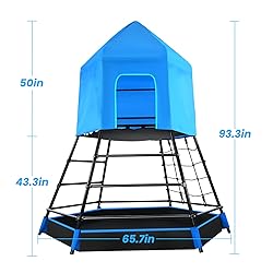 Hapfan Jungle Gym with Platform and Tent, Climbing