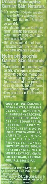 Garnier Nahrology Caffeine Eye Roll-On 15ml For Dark Circles Puffiness view 2