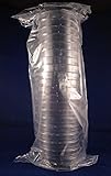 20 Pack Sterile Plastic Petri Dishes, 100mm Dia x 15mm Deep, with Lid