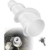 W10836692 AP5988691 Washing Machine Upper Agitator Compatible with Whirlpool Kenmore Maytag Top Load Washers, with Nut, Replaces W10680220, PS11727882, 4363274